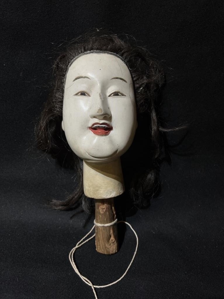 珍品 江戸期 人形浄瑠璃 木彫人形 文楽人形 頭 かしら 首5体 手 腕 珍品 江戸期 人形浄瑠璃 木彫人形 文楽人形 頭 かしら 首5体 手 腕