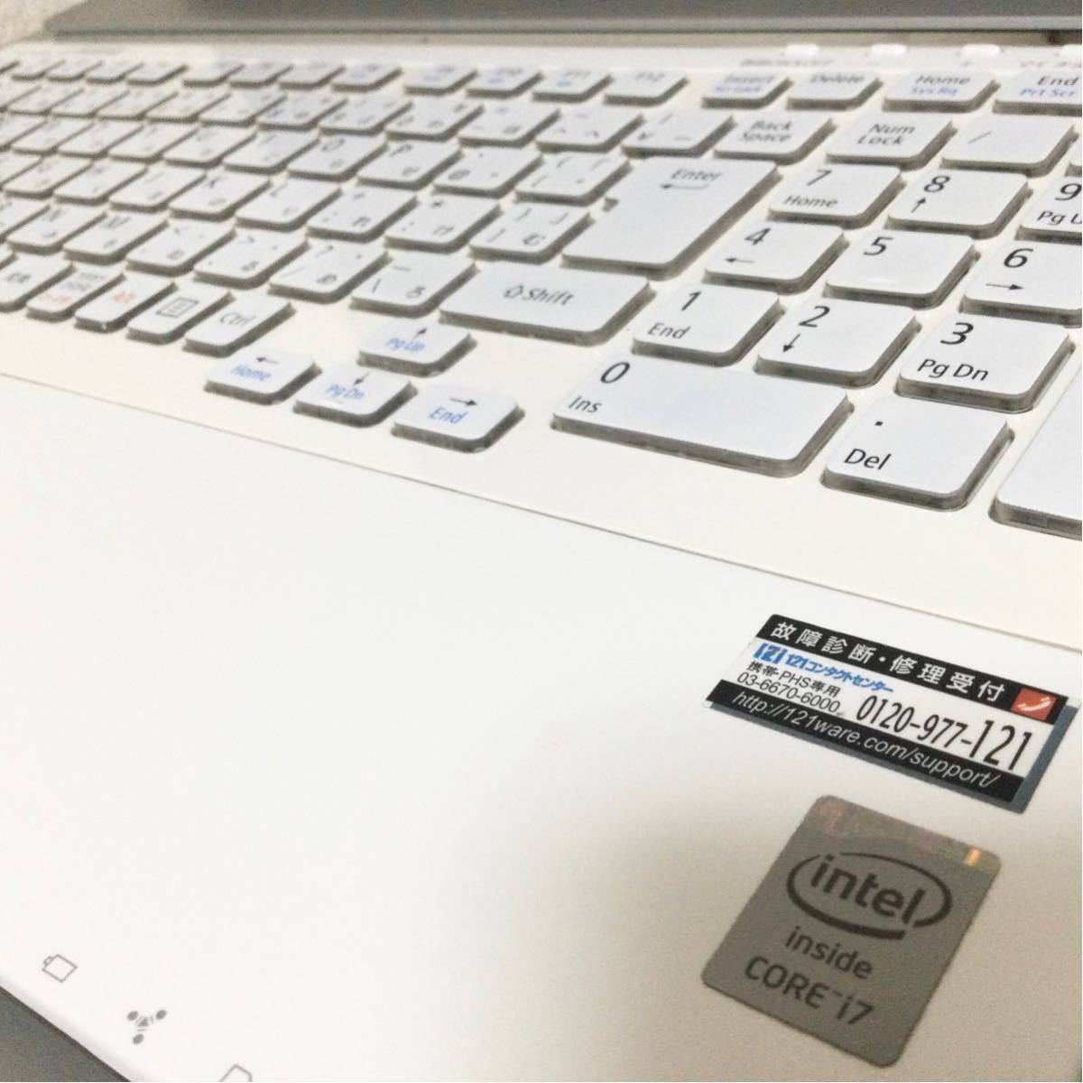 ☆超美品☆最上級Core-i7☆タッチパネル☆新品メモリ16GB&新品SSD1TB/LaVie/NS750A/Bluetooth/Windows11/LibreOffice/ブルーレイ/Webカメラ_画像5