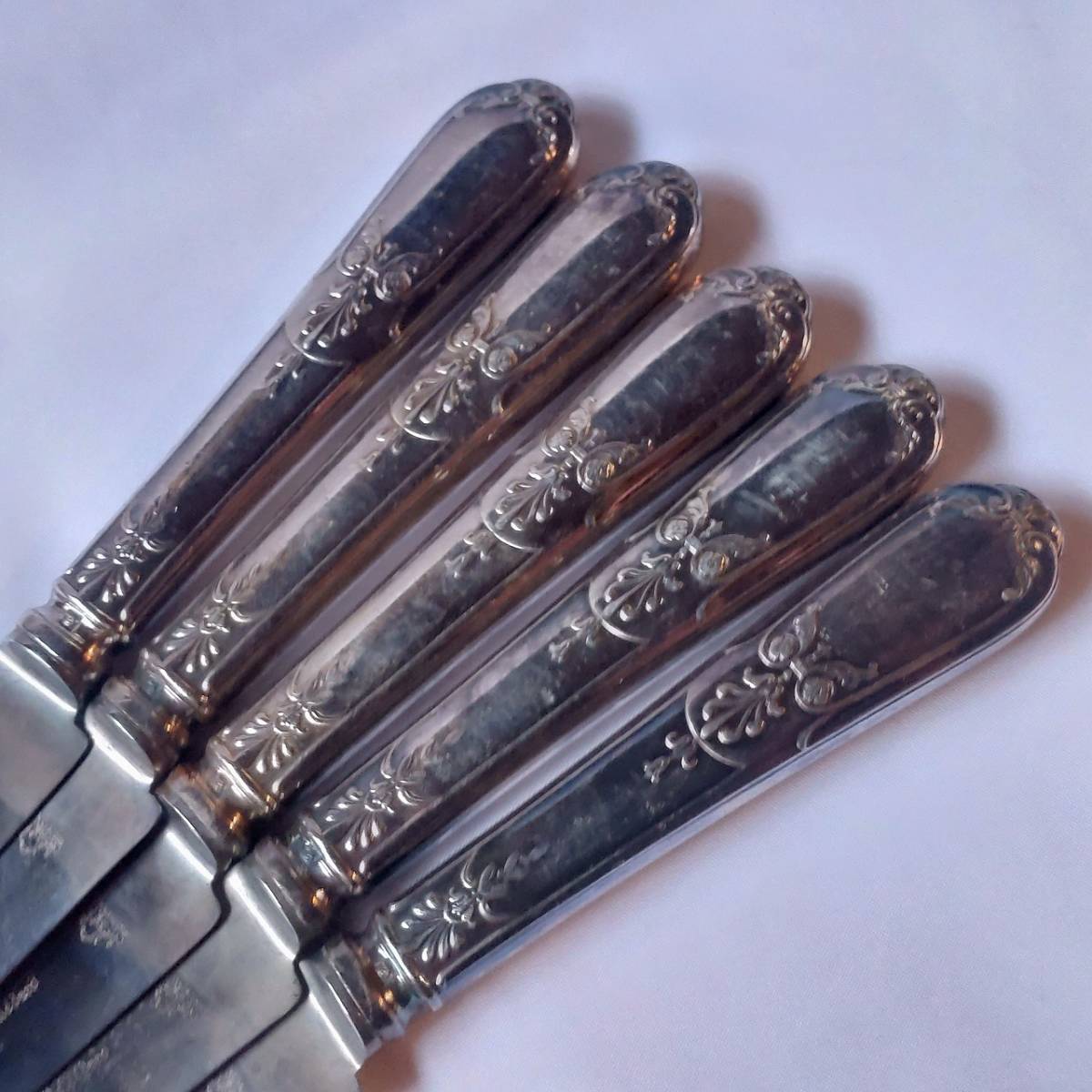 テーブルナイフ 5本 サン・メダール Orfevrerie Saint Medard テーブルナイフ 5本 サン・メダール Orfevrerie Saint Medard