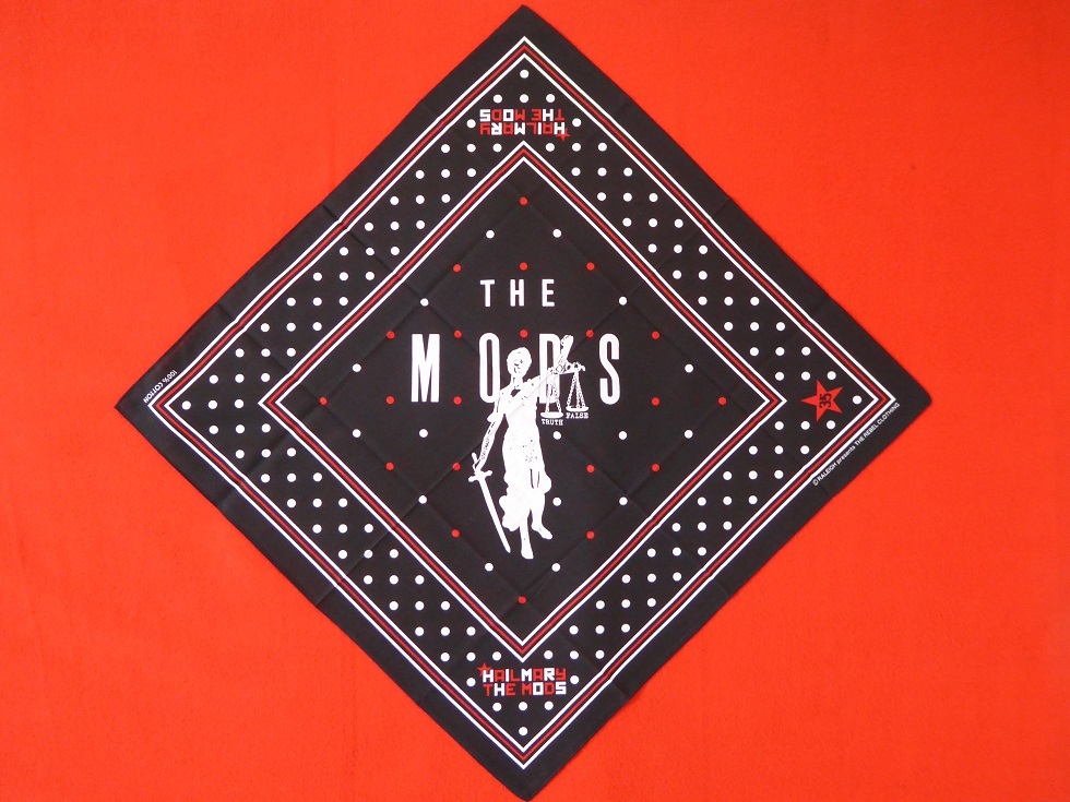 レア!THE MODS(ザ モッズ)『バンダナ(黒)』[TOUR 2016 HAIL MARY]35th Anniversary/森山達也/北里晃一/苣木寛之/佐々木周/グッズ/新品_画像1
