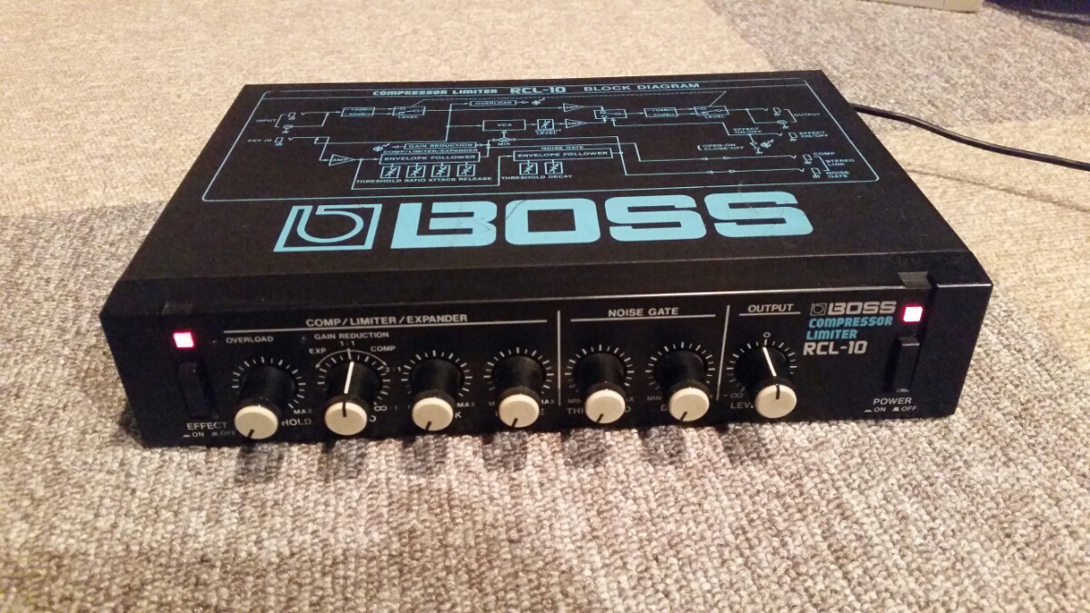 **1 jpy ~ BOSS RCL-10 compressor / limiter / noise gate micro rack series that 2**