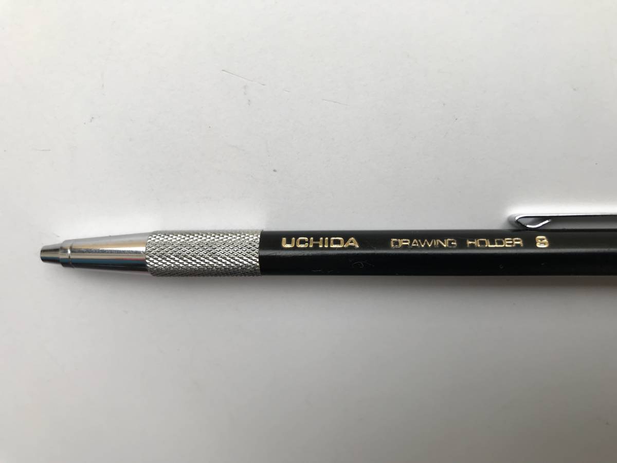ウチダ ドローイングホルダー ノック式 S型 2.0mm クリップ付 内田洋行