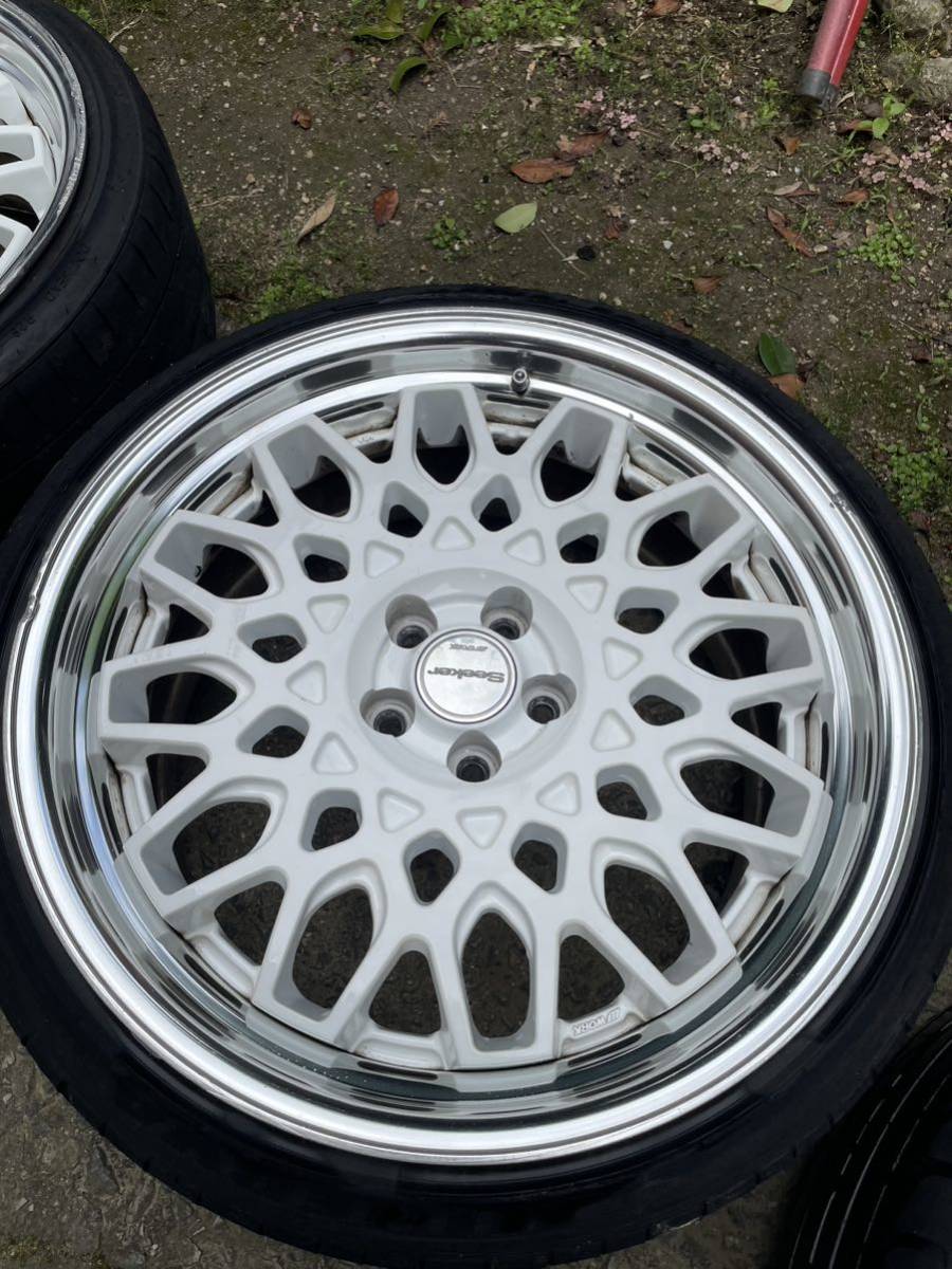 WORK seeker cx シーカー 18インチ 8.5J +35 pcd100 5穴 キャンバープリウス 86 20ウィッシュ work seeker cx 18インチ