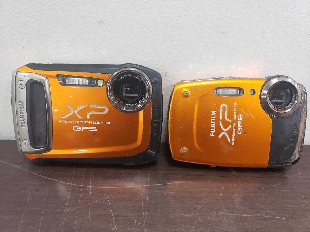 △FUJIFILM Finepix XP150/XP30 デジタルカメラ フジフィルム オレンジ