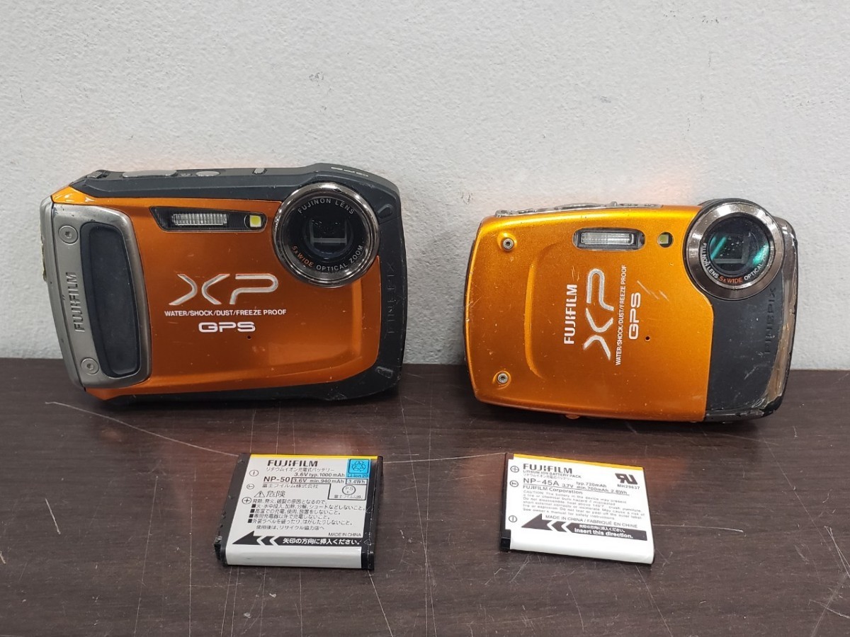 △FUJIFILM Finepix XP150/XP30 デジタルカメラ フジフィルム オレンジ