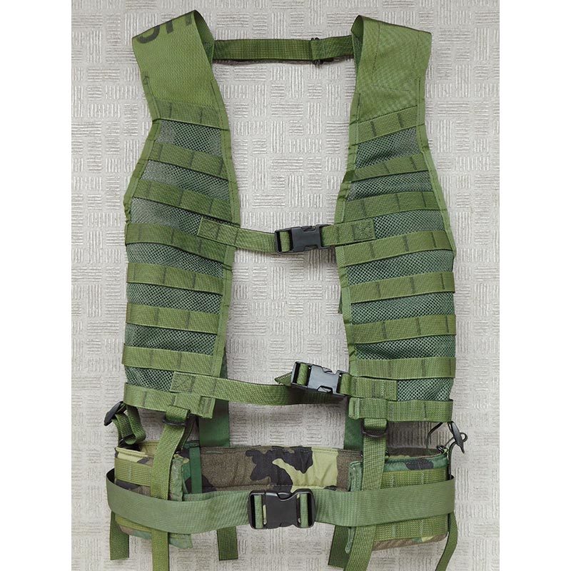 米軍「MOLLE LBV ベスト ＆ ユーティリティベルト・セット」ウッドランド・デッドストック/未使用・即決／米軍放出,アフガニスタン,イラク_画像1