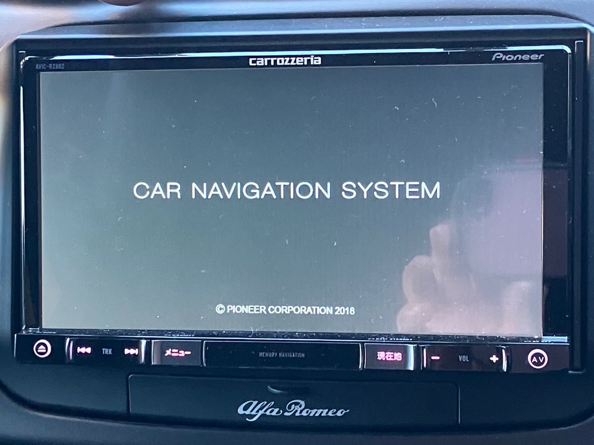 carrozzeria メモリーナビ AVIC-RZ802-D 地図データ2018年 carrozzeria メモリーナビ AVIC-RZ802-D 地図データ2018年