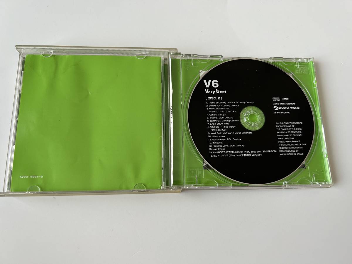 2セット★V6 / Very best Ⅰ＆Ⅱ/ ベスト・アルバム 2枚組×2　4CD全61曲収録★_画像4