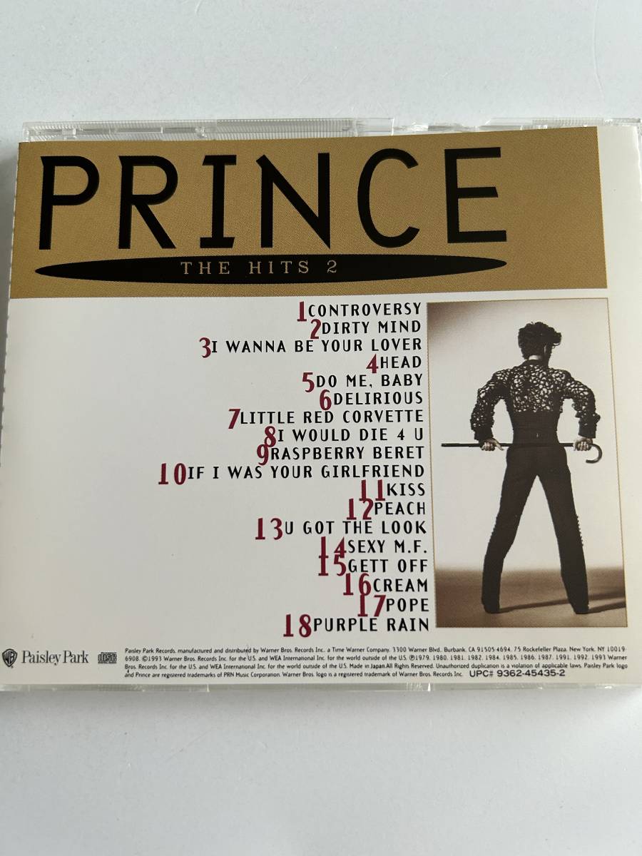 国内盤□□PRINCE/THE HITS 2/プリンス/ザ・ヒッツ2□□_画像2