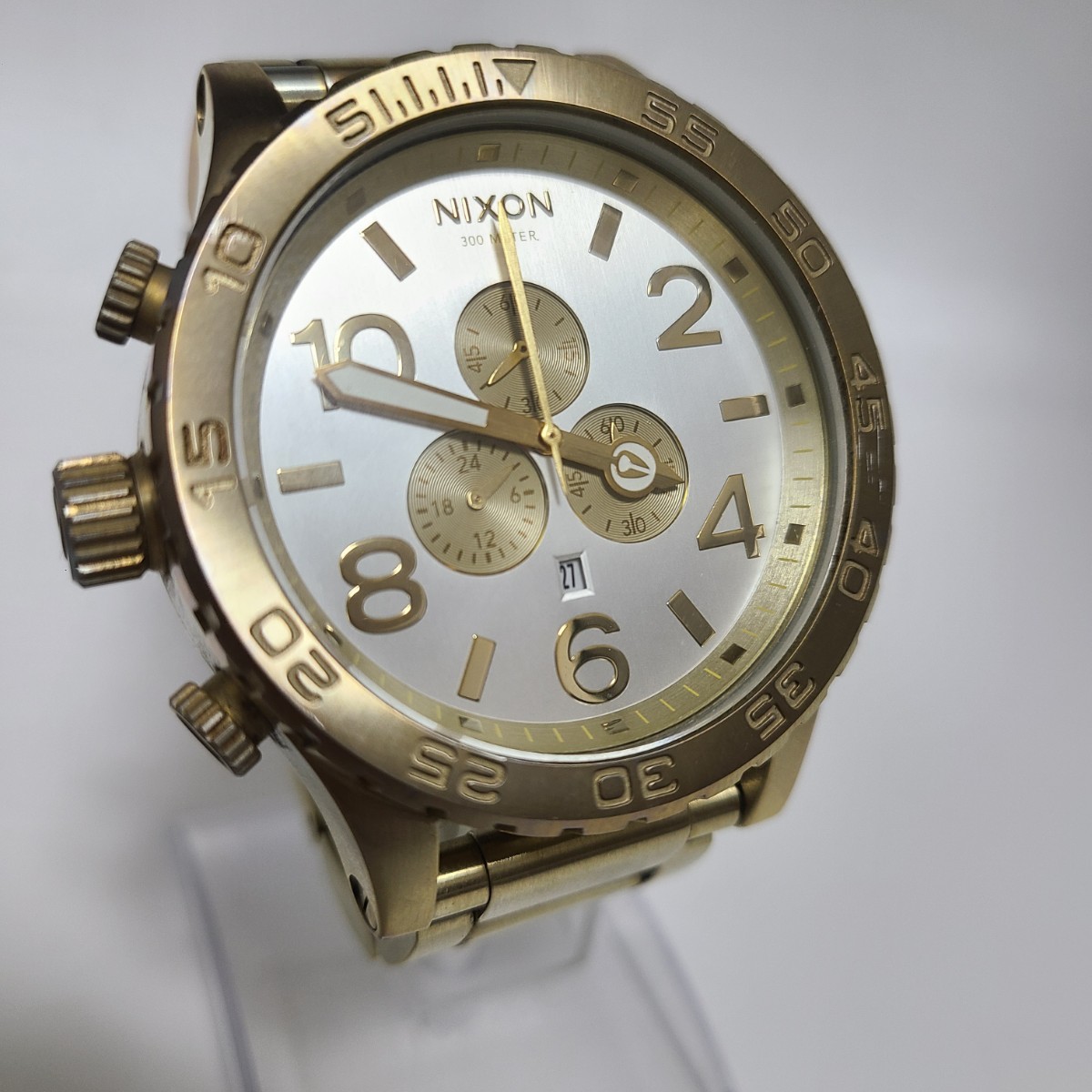 稼働品 NIXON 51-30 ニクソン クロノグラフ 腕周り16 5~17 稼働品 NIXON 51-30 ニクソン クロノグラフ 腕周り16 5~17