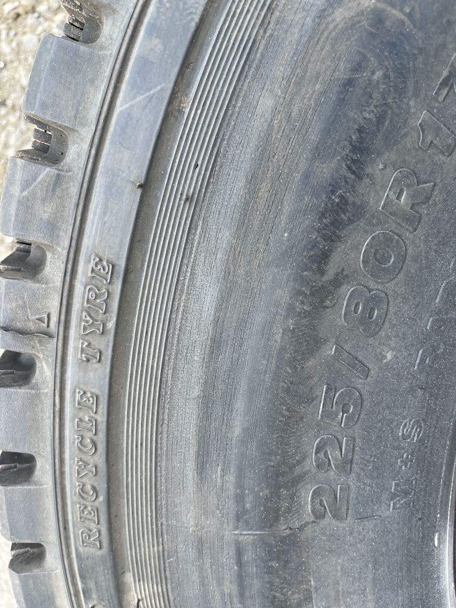 スタッドレス　　225/80R17.5 BS SP001 再生タイヤ　フォワード　レンジャー等　　17.5×6.00 135 6H 深溝　　6本値段_画像5