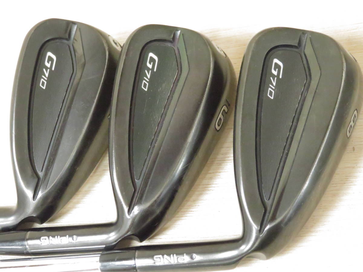 ピン PING G710 黒ドット 5-PW 6本セット NS PRO