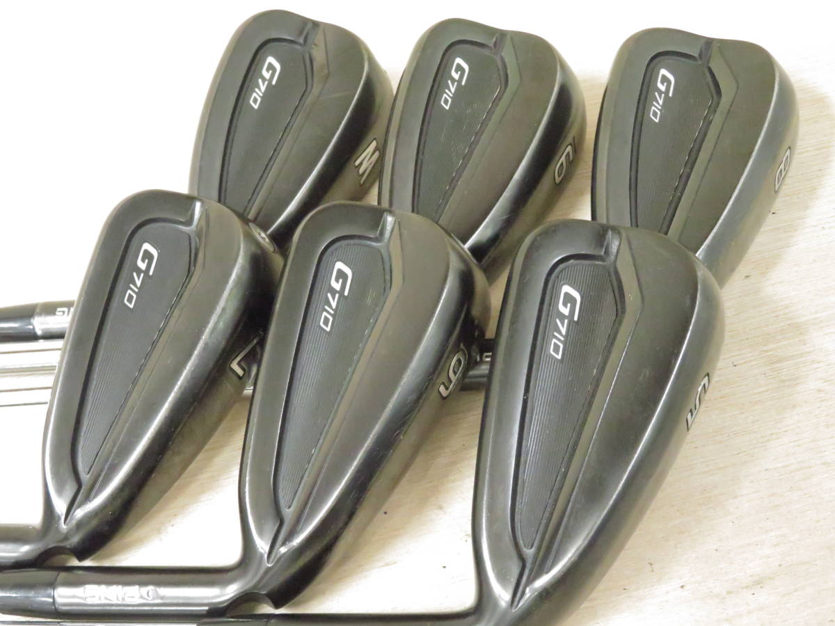 ピン PING G710 黒ドット 5-PW 6本セット NS PRO