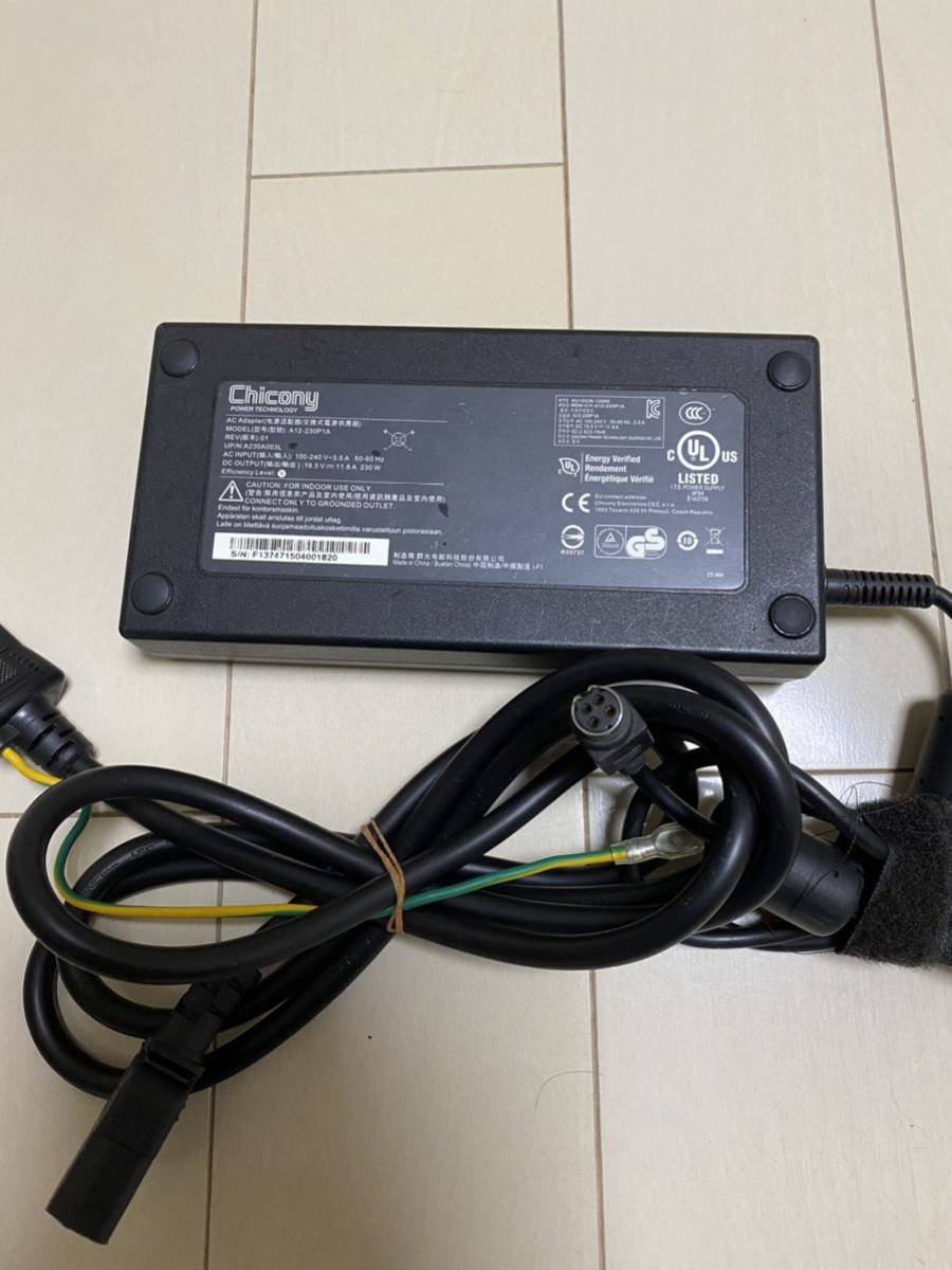 MouseComputer,UNITCOM,iiyama etc. for AC adaptor 19.5V 11.8A 230W (4 pin )