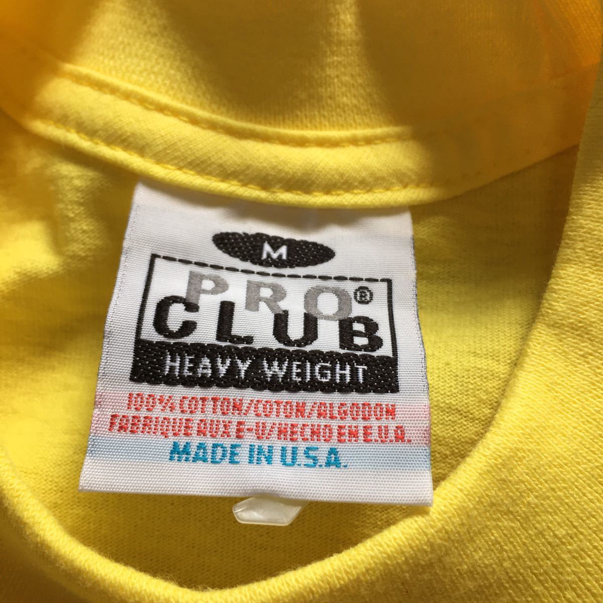 ★【 PRO CLUB 】★ Made in USA ヘビーウエイト 無地 クルーネックTシャツ★サイズ ★i-806_画像3