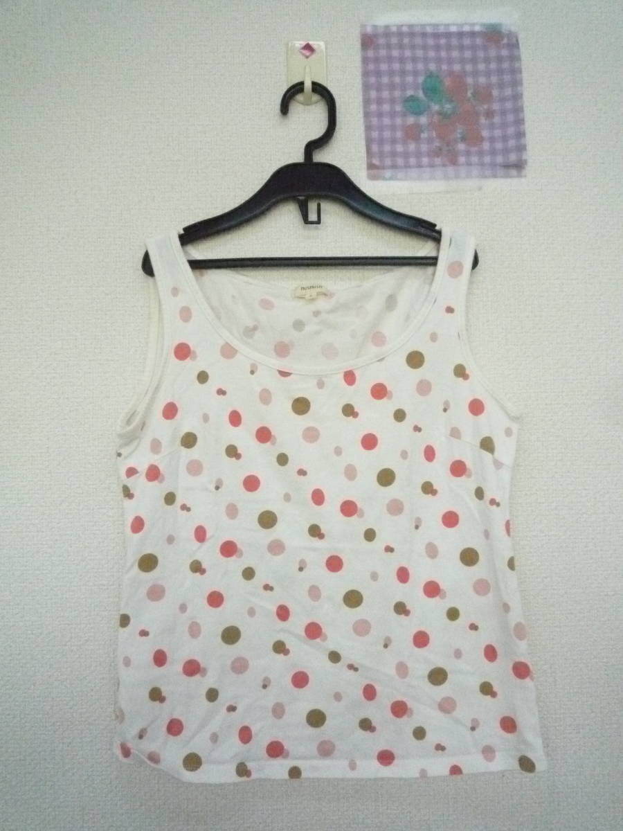 *[ camisole * tank top * halter-neck ]< blue group >< dot * white × pink >< dot * black × white > <M> total,3 point set 