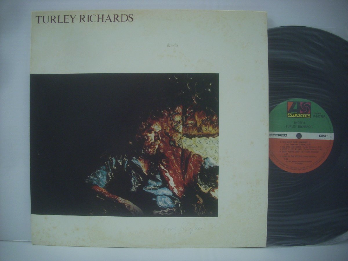 ■ LP 　ターリー・リチャーズ / 錆びた夜 ミック・フリートウッド TURLEY RICHARDS THERFU 1979年 P-10778A ◇r50615_画像1