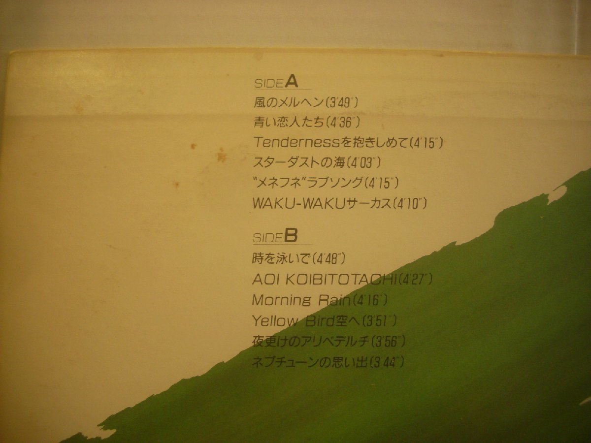 ● 帯付 LP サーカス / フォロースルー ベスト・コレクション 後藤次利 大野雄二 加藤和彦 矢野誠 惣領泰則 1985年 30167-28 ◇r50623_画像3