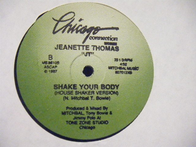 ^12 дюймовый JEANETTE THOMAS / SHAKE YOUR BODY (B:HOUSE SHAKER VERSION) зарубежная запись CHICAGO CONNECTION MB8610 house *r50603