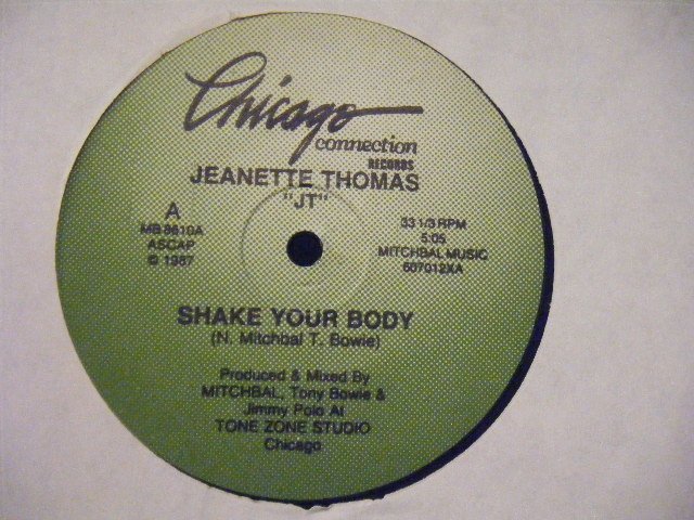 ▲12インチ JEANETTE THOMAS / SHAKE YOUR BODY (B:HOUSE SHAKER VERSION) 輸入盤 CHICAGO CONNECTION MB8610 ハウス◇r50603_画像1