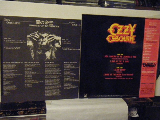 △帯付LP OZZY OSBOURNE オジー・オズボーン / PRINCE OF DARKNESS 闇