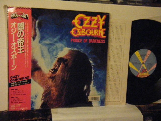 △帯付LP OZZY OSBOURNE オジー・オズボーン / PRINCE OF DARKNESS 闇