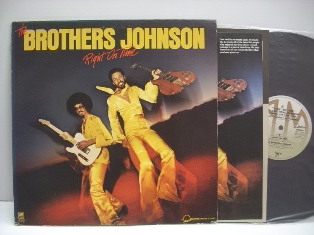 [LP] BROTHERS JOHNSON ブラザーズ・ジョンソン / RIGHT ON TIME ライト・オン・タイム 国内盤 キングレコード株式会社 GP-2046 ◇r50620の画像1