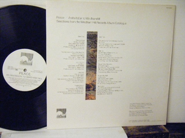 ▲LP V.A.(GEORGE WINSTON、WILLIAM ACKERMAN他) / PEACE AN INVITATION TO WINDHAM HILL 国内盤 アルファ WHP-20001 ◇r50622の画像2