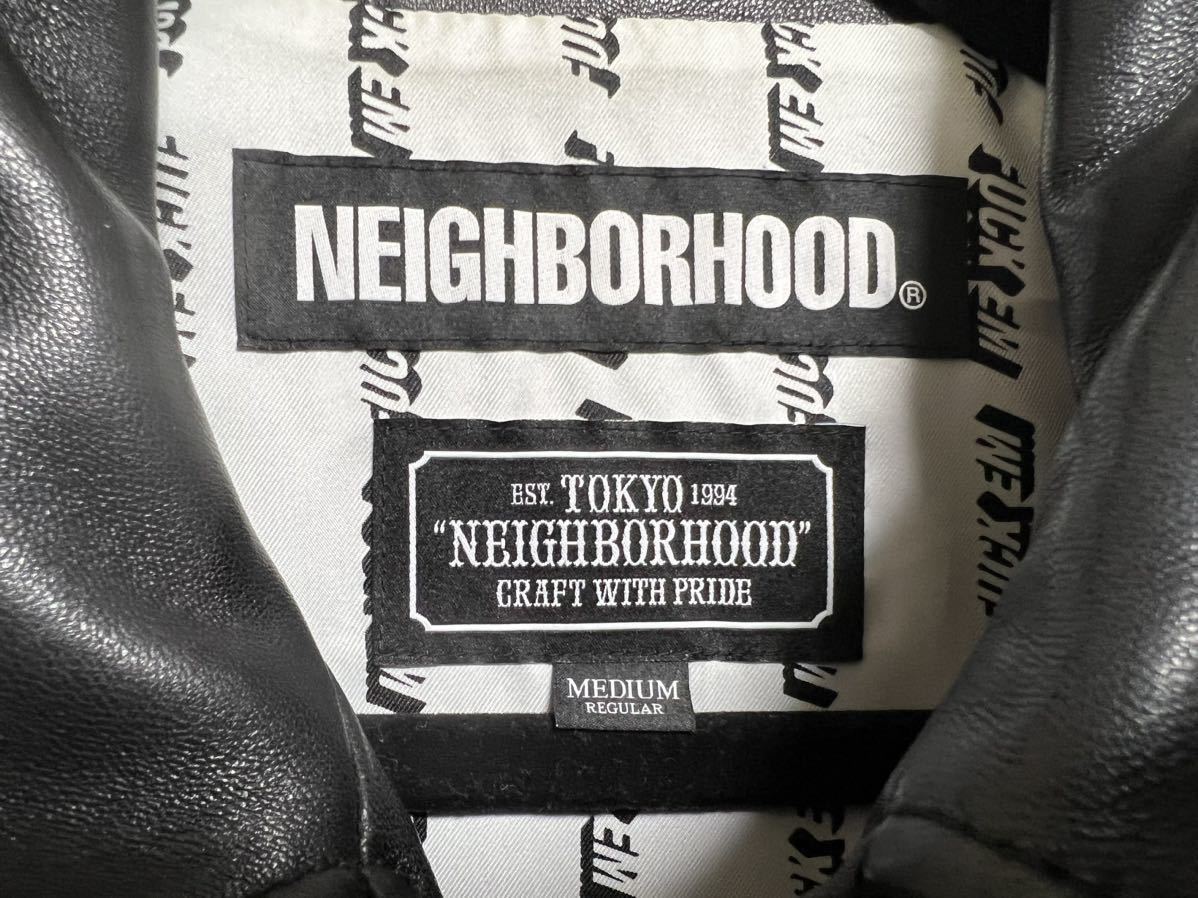 neighborhood ネイバーフッド ライダースジャケット Mサイズ