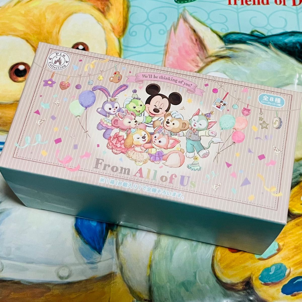 ディズニー ピンバッジ 8個 ダッフィー ダッフィ&フレンズ 40周年 コンプリート