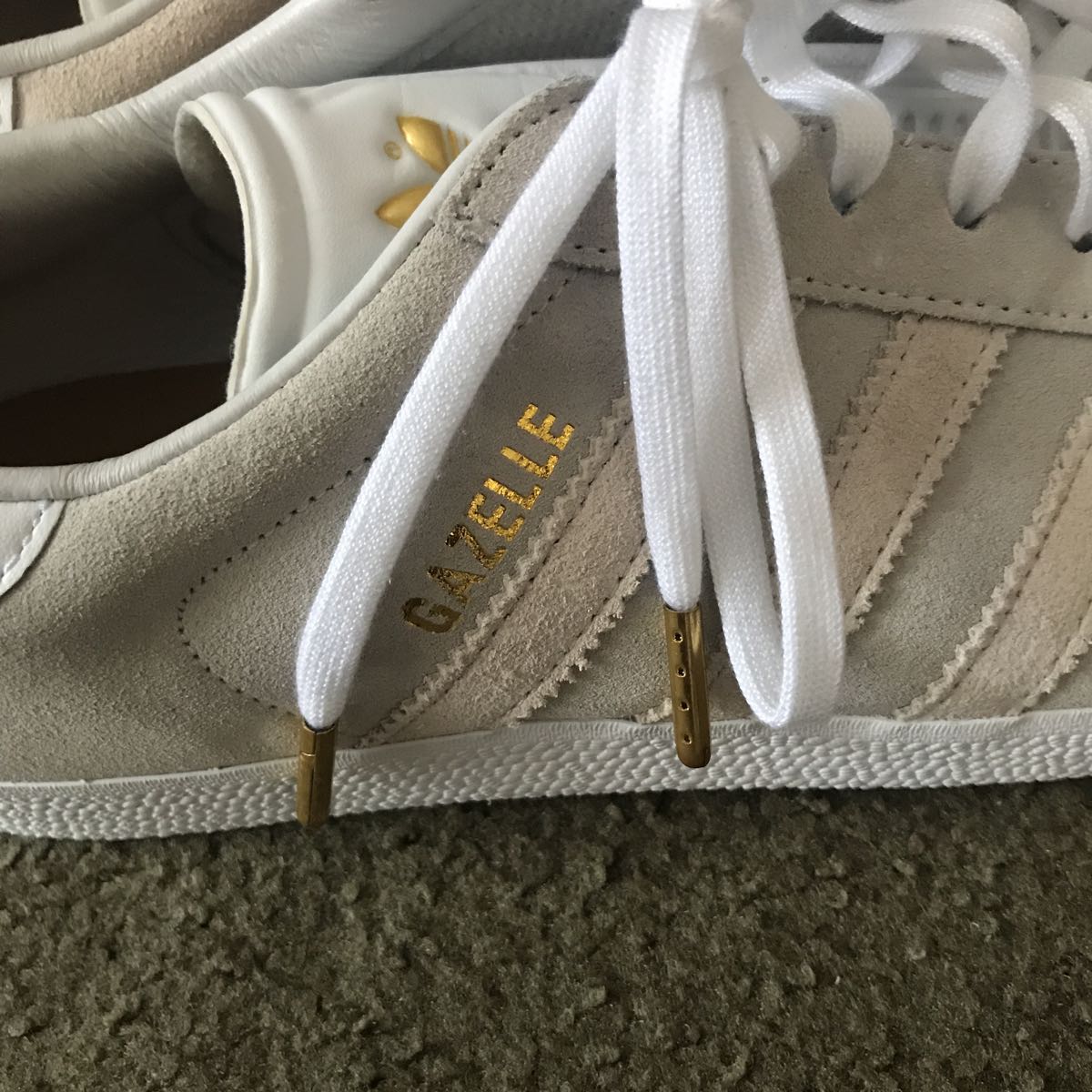 新品アローズ別注!アディダスガッツレーレザー28.5cm/adidasGAZELLE×UA限定コラボ_画像4