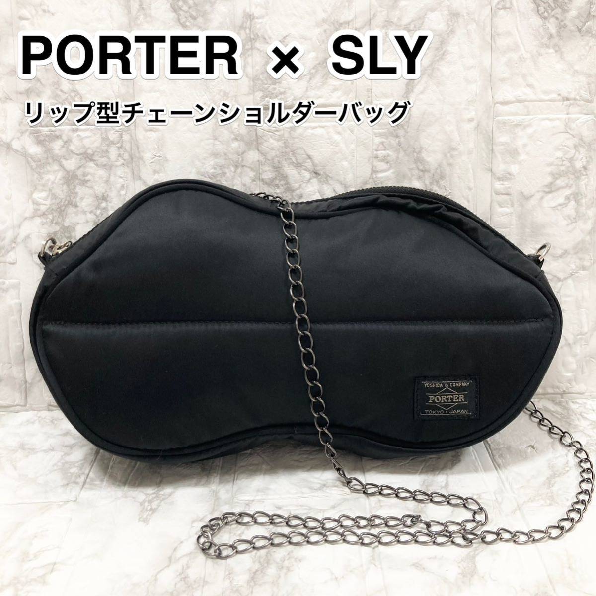 【人気完売】 SLY PORTER スライ ポーター　リップ　ショルダーバッグ チェーン_画像1
