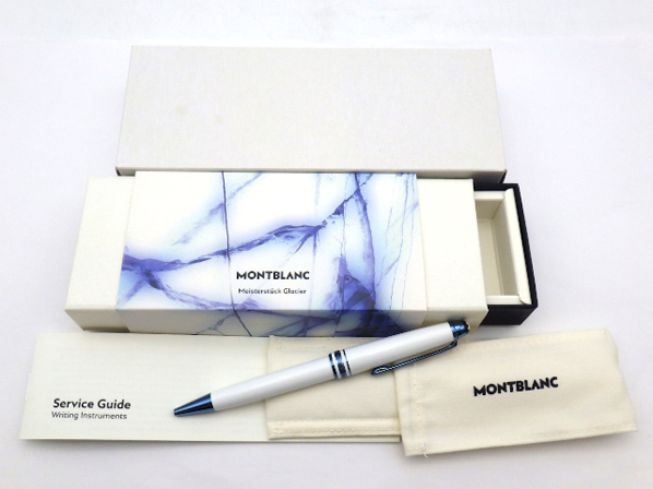 MONT BLANC モンブラン MB129401 マイスターシュテュック グレイシャー クラシック ボールペン ホワイト 筆記具