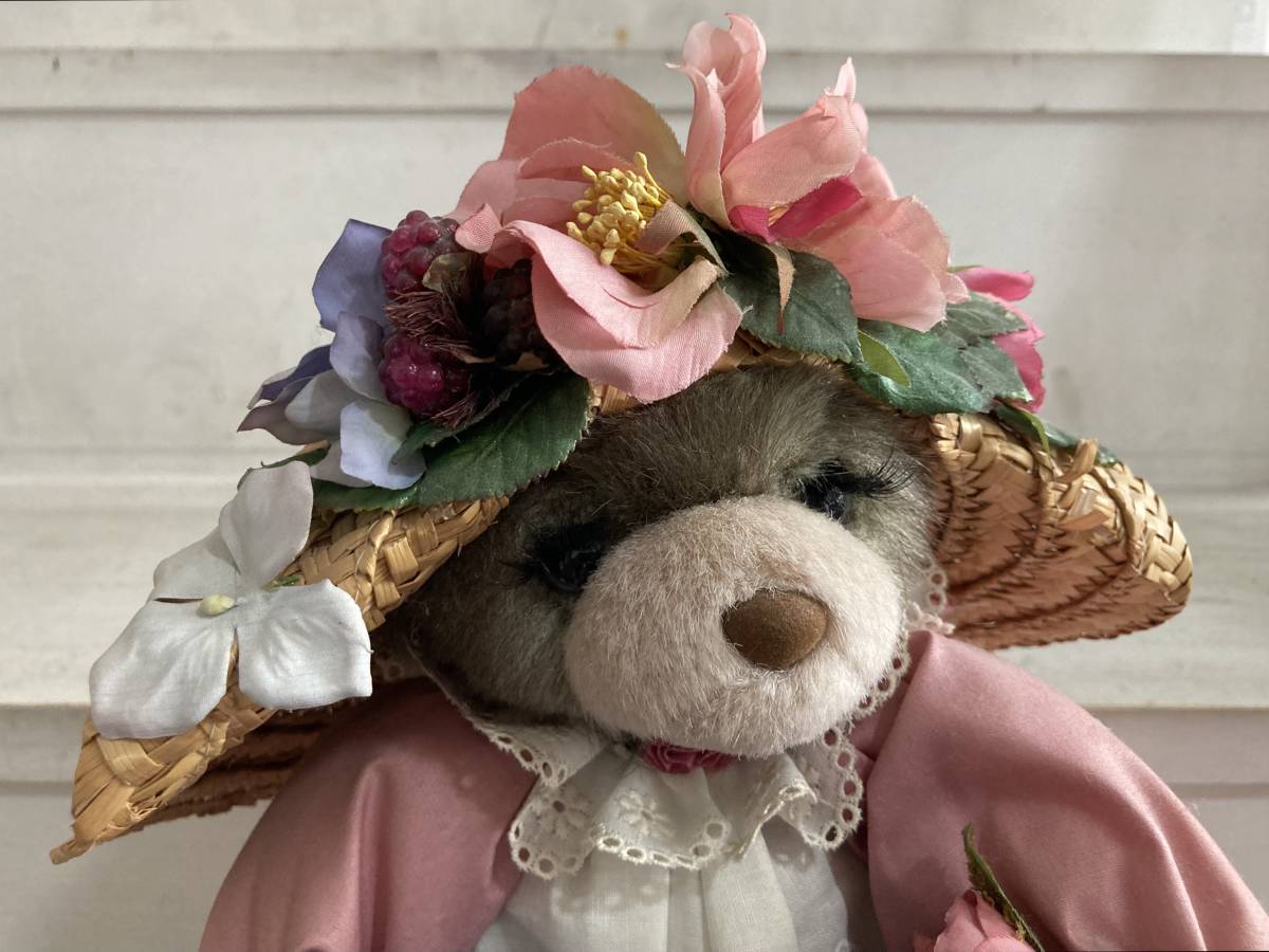 Apple Whimseys Teatime Bear USED Lita Gates ティータイム Apple Whimseys Teatime Bear USED Lita Gates ティータイム