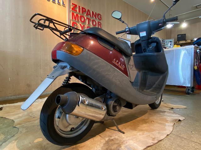 □ YAMAHA JOG APRIO 4JP ヤマハ ジョグ アプリオ 1998年式 ワインレッド 実動! 原付 原チャリ スクーター バイク 札幌発 ★_画像6