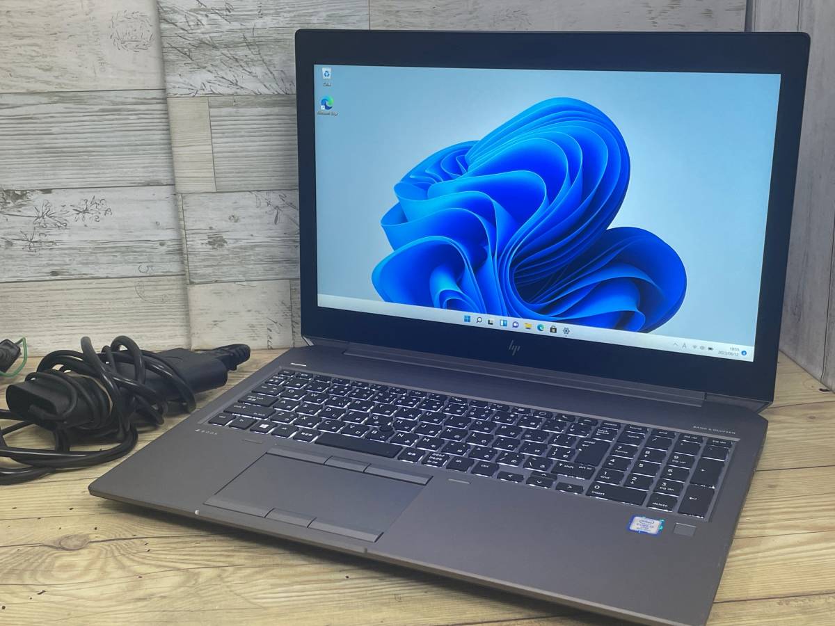 美品♪】HP Zbook 15 G5[Core i7 8850H 2.6GHz/RAM:32GB/SSD:1024GB