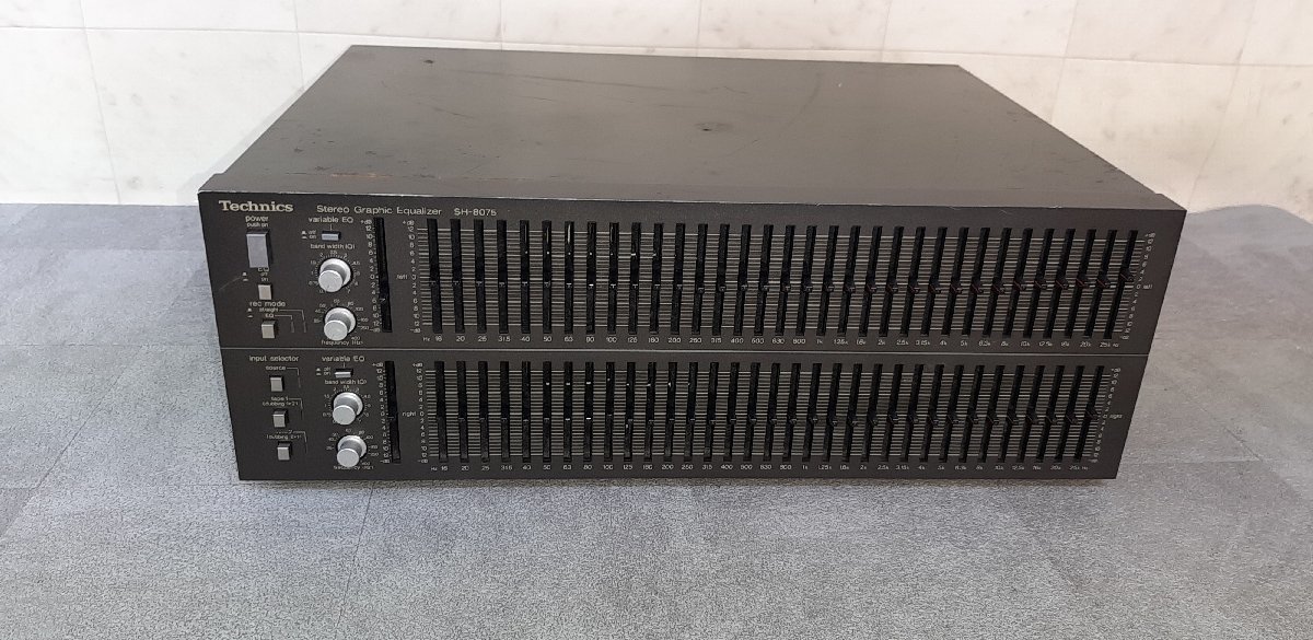 06D03□Technics グラフィックイコライザー SH-8075□ | normanhubbard.com