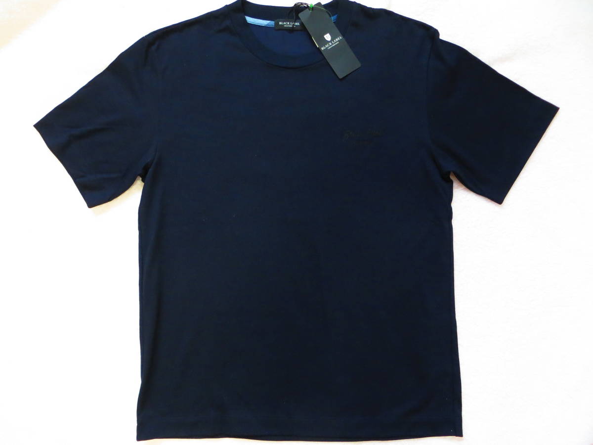 紺★新品タグ★ブラックレーベル BLACK LABEL CRESTBRIDGE クレストブリッジチェックバックプリントT Tシャツ グラデーション状チェック柄 紺★新品タグ★ブラックレーベル BLACK LABEL CRESTBRIDGE クレストブリッジチェックバックプリントT Tシャツ グラデーション状チェック柄