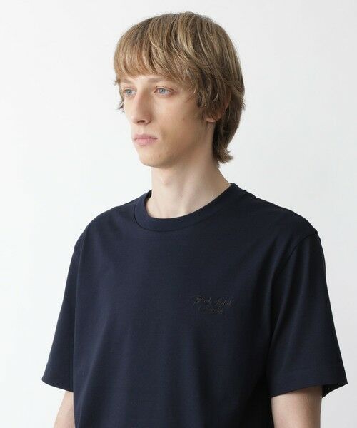 紺★新品タグ★ブラックレーベル BLACK LABEL CRESTBRIDGE クレストブリッジチェックバックプリントT Tシャツ グラデーション状チェック柄 紺★新品タグ★ブラックレーベル BLACK LABEL CRESTBRIDGE クレストブリッジチェックバックプリントT Tシャツ グラデーション状チェック柄