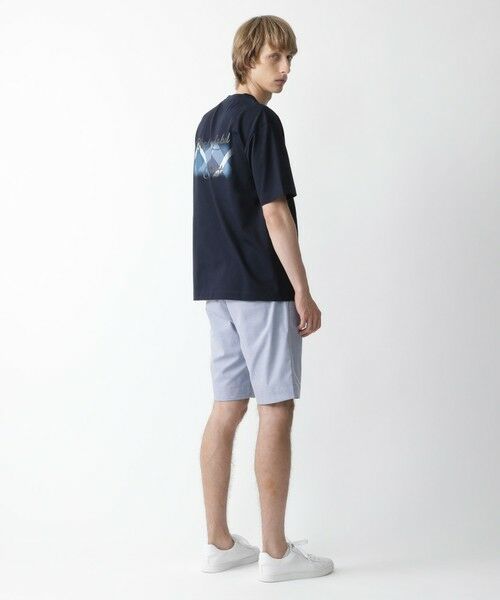 紺★新品タグ★ブラックレーベル BLACK LABEL CRESTBRIDGE クレストブリッジチェックバックプリントT Tシャツ グラデーション状チェック柄 紺★新品タグ★ブラックレーベル BLACK LABEL CRESTBRIDGE クレストブリッジチェックバックプリントT Tシャツ グラデーション状チェック柄