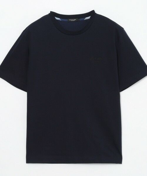 紺★新品タグ★ブラックレーベル BLACK LABEL CRESTBRIDGE クレストブリッジチェックバックプリントT Tシャツ グラデーション状チェック柄 紺★新品タグ★ブラックレーベル BLACK LABEL CRESTBRIDGE クレストブリッジチェックバックプリントT Tシャツ グラデーション状チェック柄