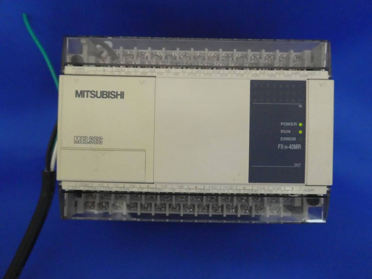 通電確認済み! MITSUBISHI 三菱電機 シーケンサー FX1N-40MR
