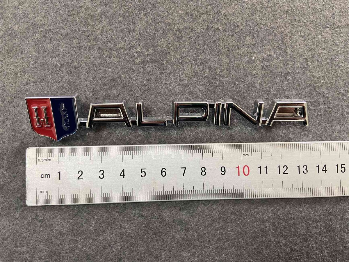 26★ ALPINA用　グリルバッジ フロント ロゴバッジ エンブレム グリルバッチ アクセサリー　金属製　マーカー　送料無料_画像6