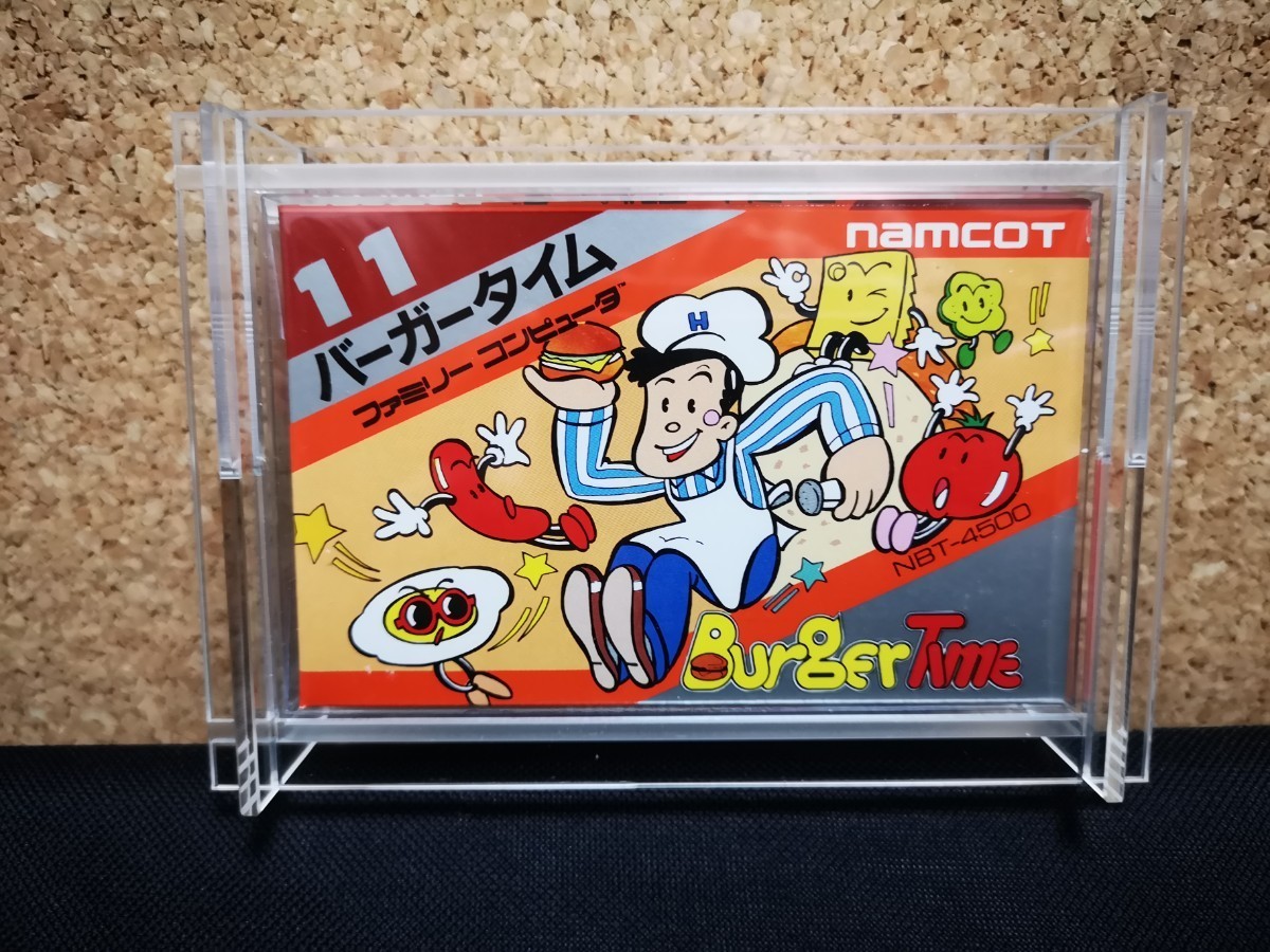 ○新品未開封○ FC バーガータイム burgertime アクリルケース ○新品未開封○ FC バーガータイム burgertime アクリルケース