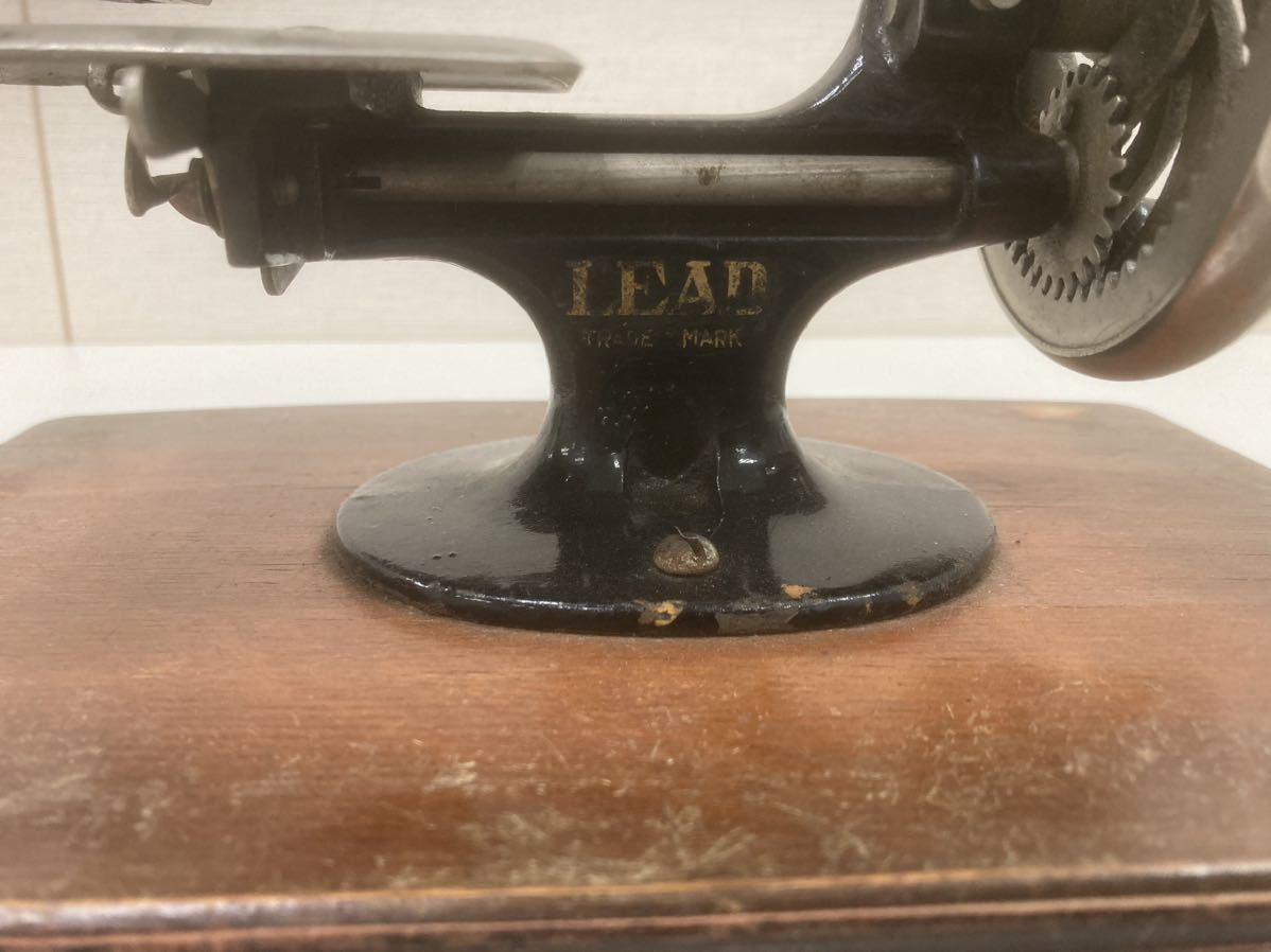  antique sewing machine LEAD