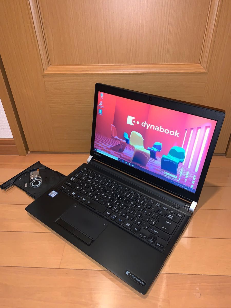 美品】東芝 中古ノートパソコン SSD256GB オフィス2019 光学ドライブ