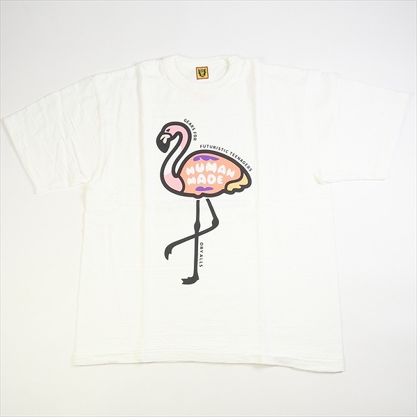 HUMAN MADE ヒューマンメイド 22SS FLAMINGO T-SHIRT Tシャツ 白 Size 【L】 【新古品・未使用品】 20768530