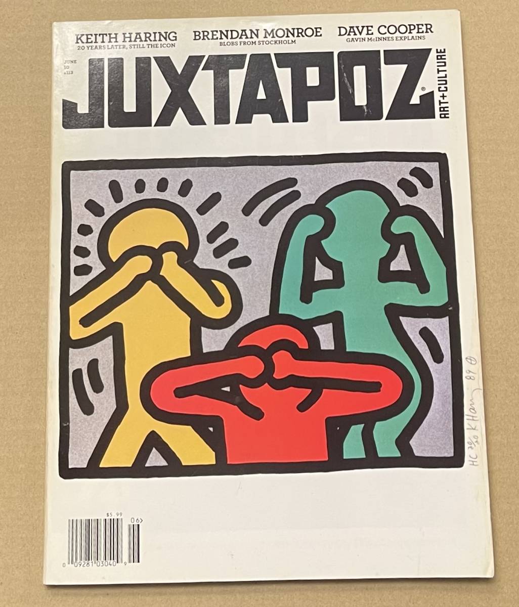 JUXTAPOZ 2010 113 KEITH HARING BRENDAN MONROE DAVE COOPER PETER FUNCH_画像1