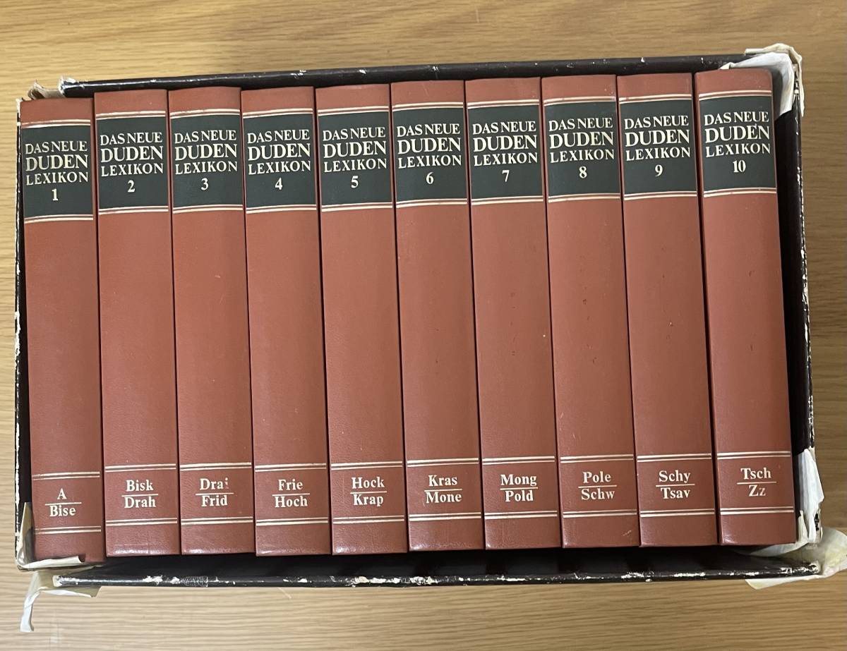  all 10 volume set DAS NEUE DUDEN LEXIKON in 10 Banden German dictionary dictionary 