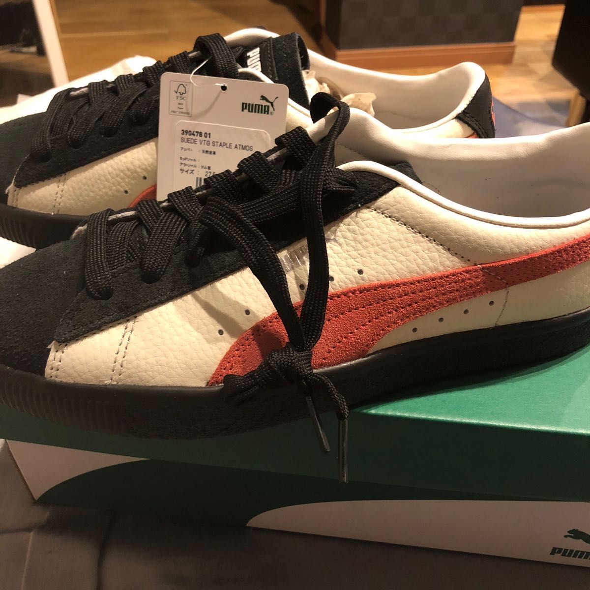 PUMA SUEDE VTG STAPLE ATMOS PUMA BLACK 27 5 プーマ アトモス｜Yahoo